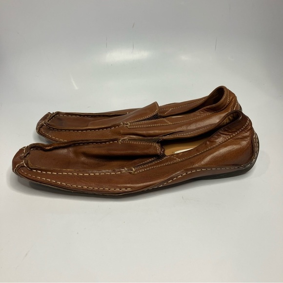 Steve Madden driving loafers brown leather size 9 - Picture 3 of 10